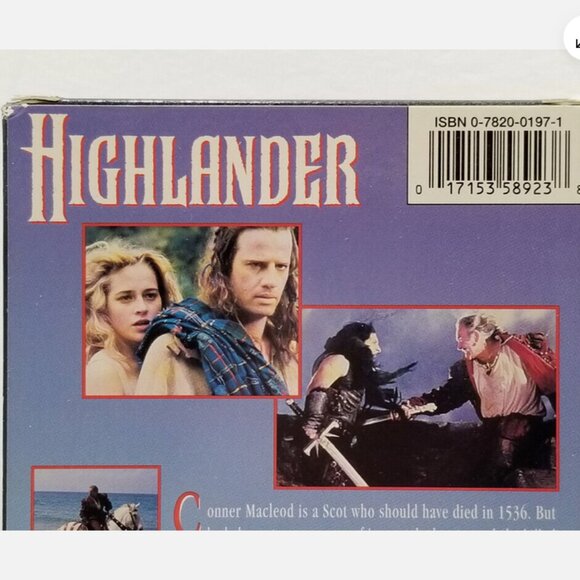 Highlander (VHS, 1993) 6279E1M - Picture 4 of 10